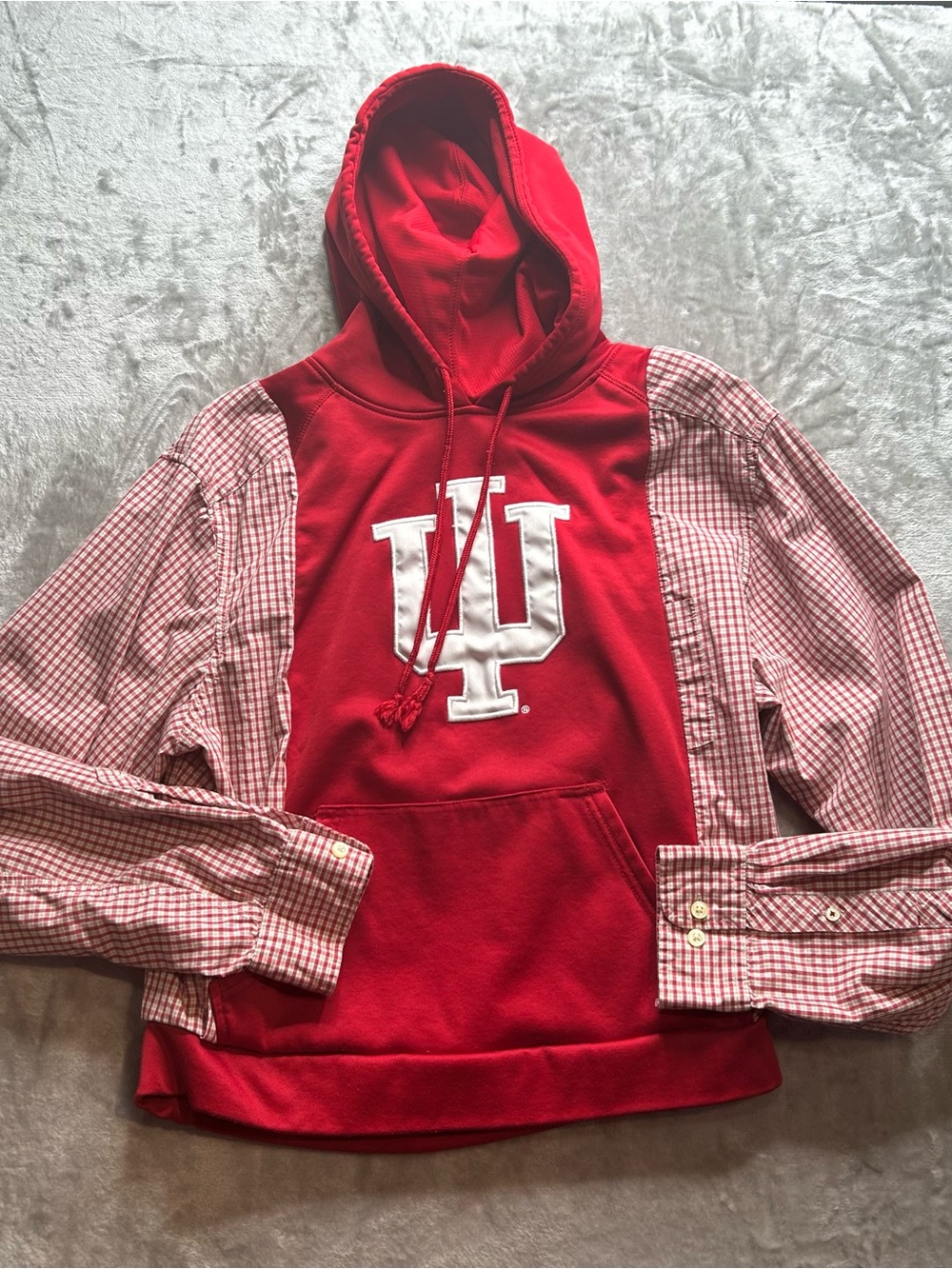 Champion Custom Made Indiana University Red Hoodie